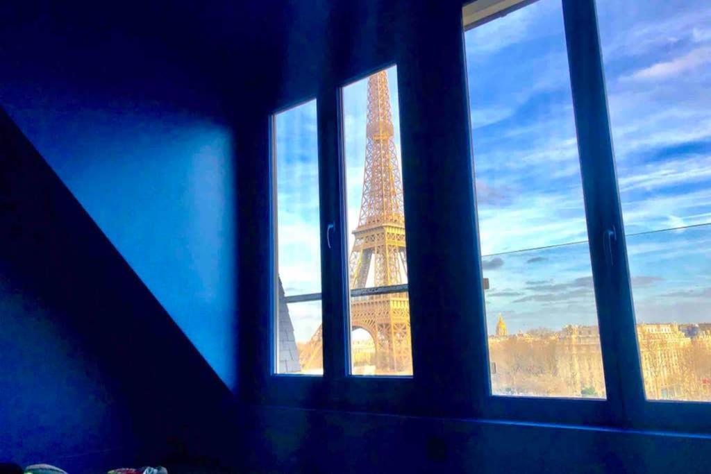 Eiffel Tower Romantic View Appartement Parijs Buitenkant foto