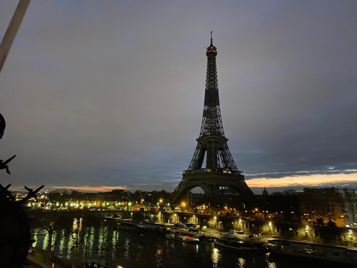 Eiffel Tower Romantic View Appartement Parijs Buitenkant foto